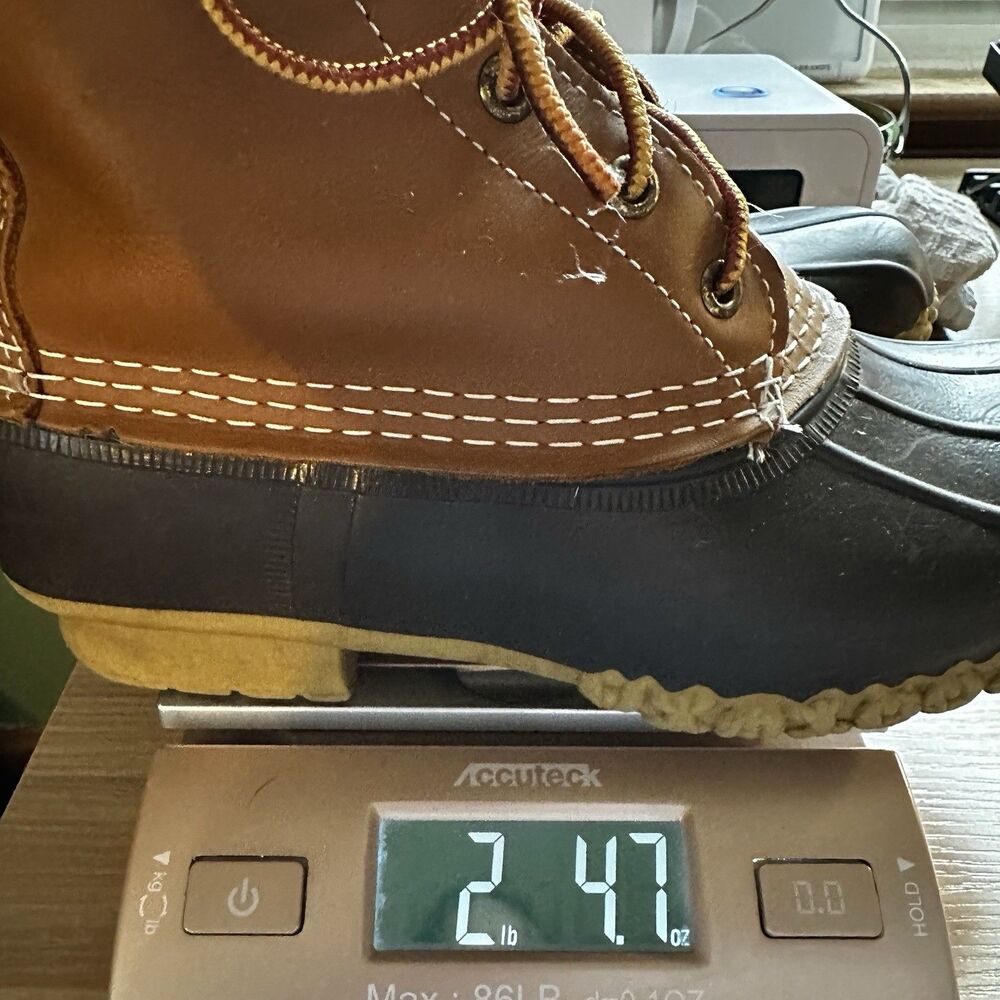 L.L. Bean 6" Bean Boots Duck Boots Leather Rubber Sole‎ | 6M Women’s Made In USA - Picture 10 of 10